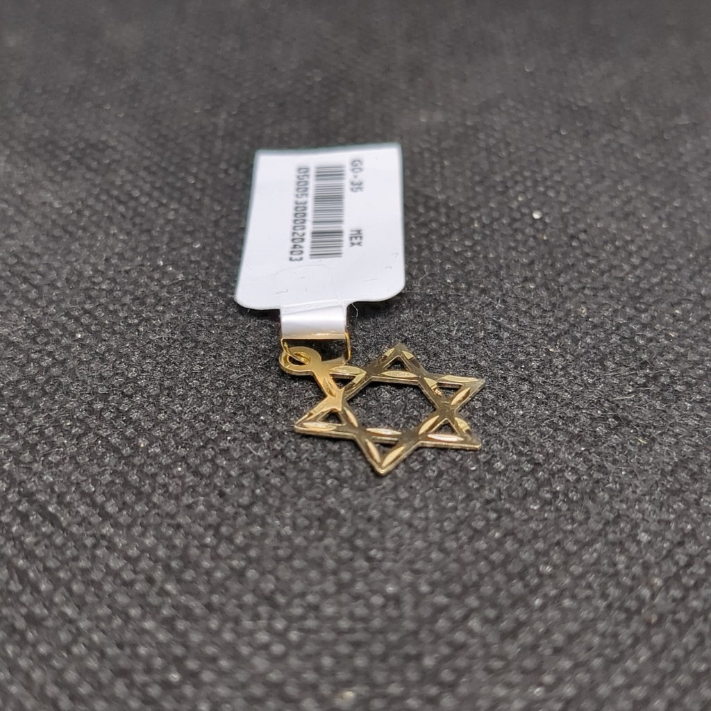 DIJE TEJIDO ESTRELLA DE DAVID 14K 0.5 GR (NUEVO)