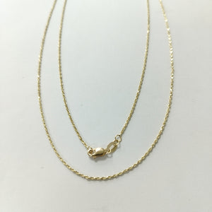 CADENA TORZAL 14K 55 CM 2.9 GR (NUEVO)