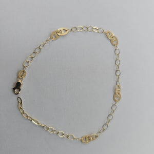 PULSERA ESPECIAL 14K 21 CM 1.8 GR (NUEVO)