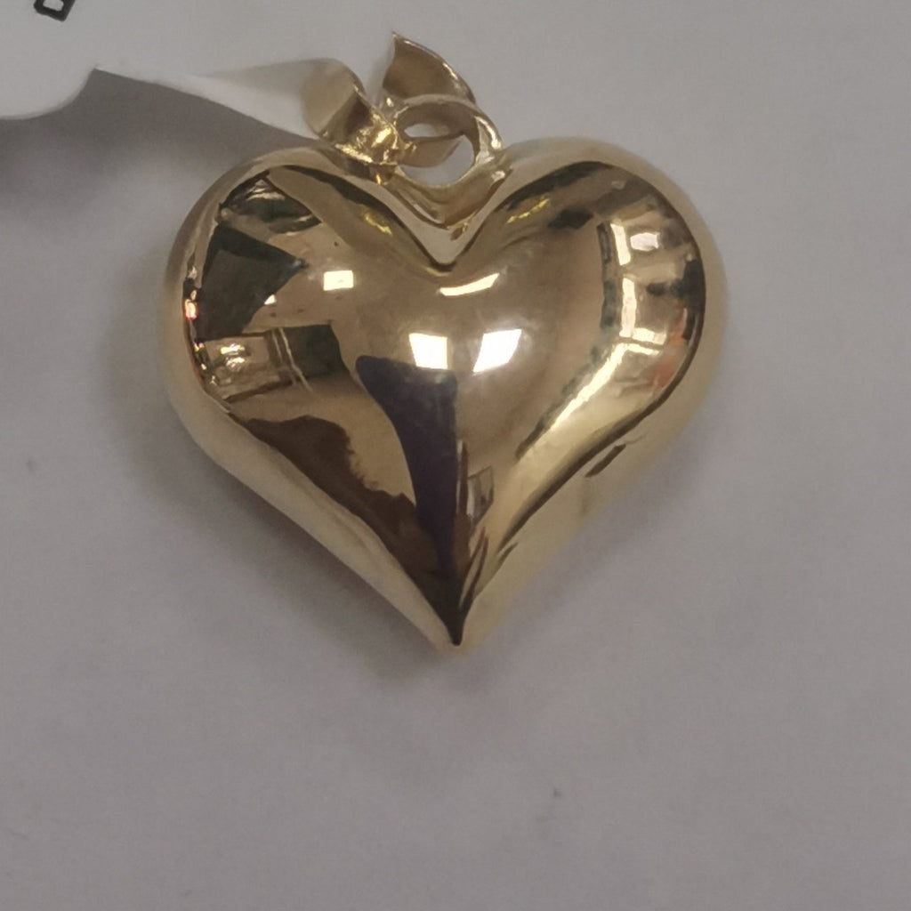 DIJE TEJIDO CORAZON LISO 14K 1.2 GR (NUEVO)