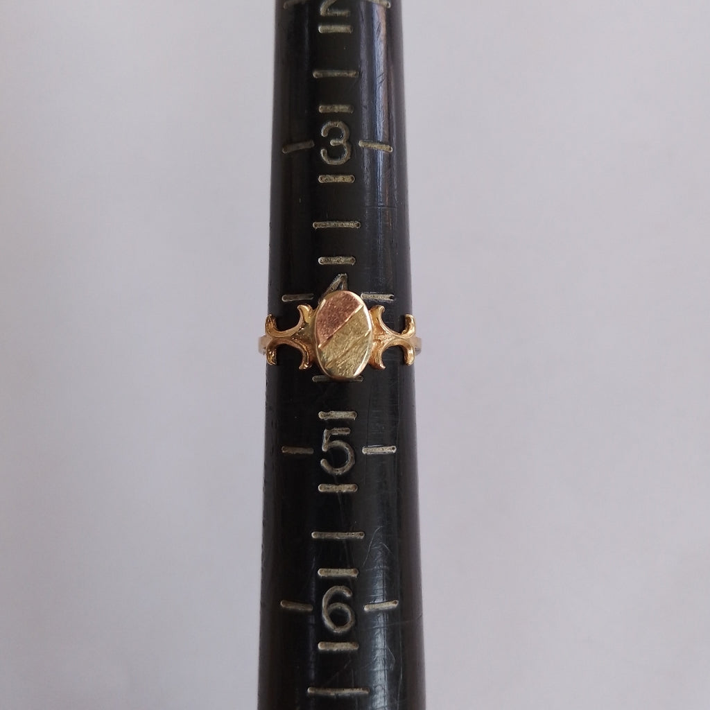 ANILLITO ORO,ORO COMBINADO 10 K 1,60 GRMS (SEMINUEVO)