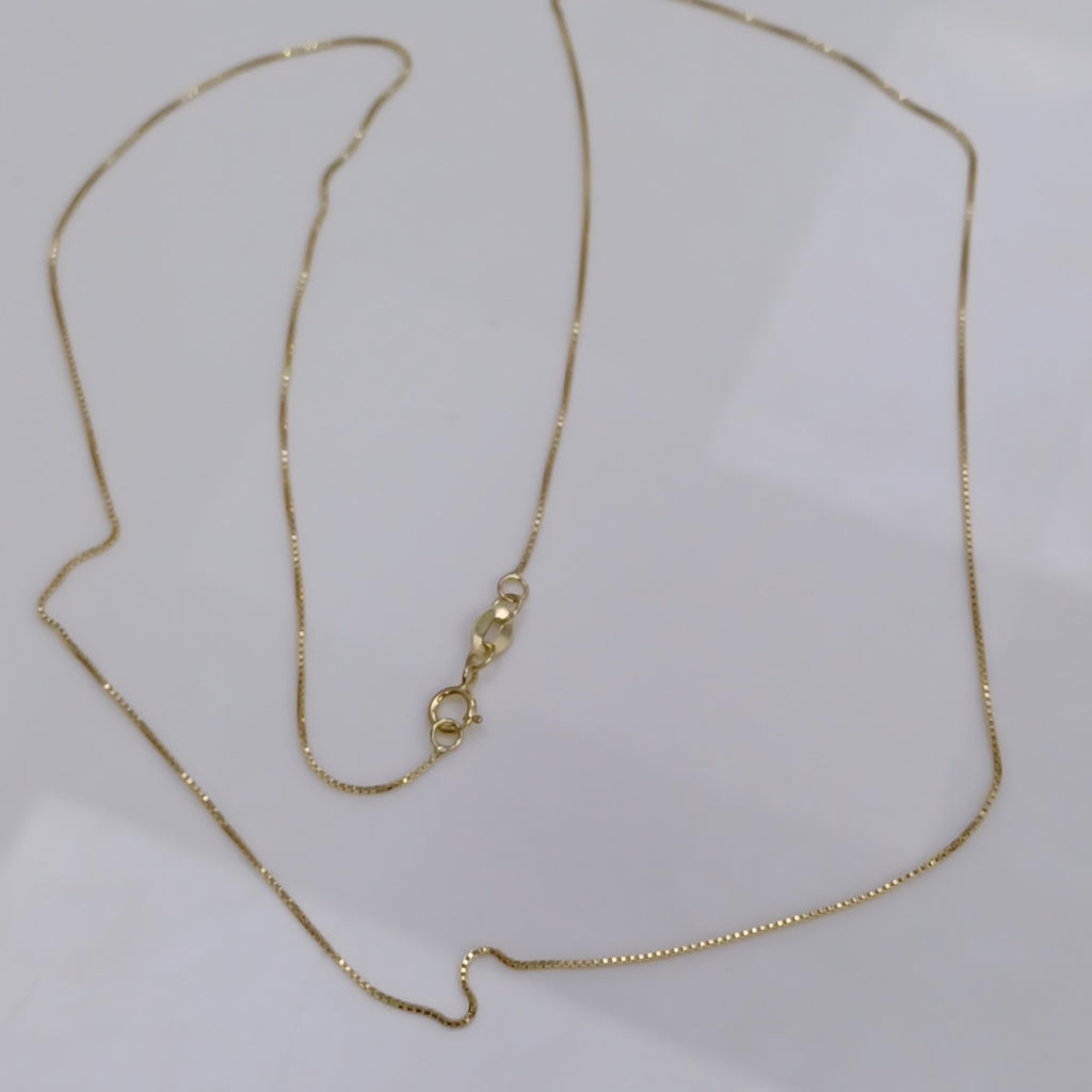 CADENA VENECIANO 14K 55 CM 1.8 GR (NUEVO)