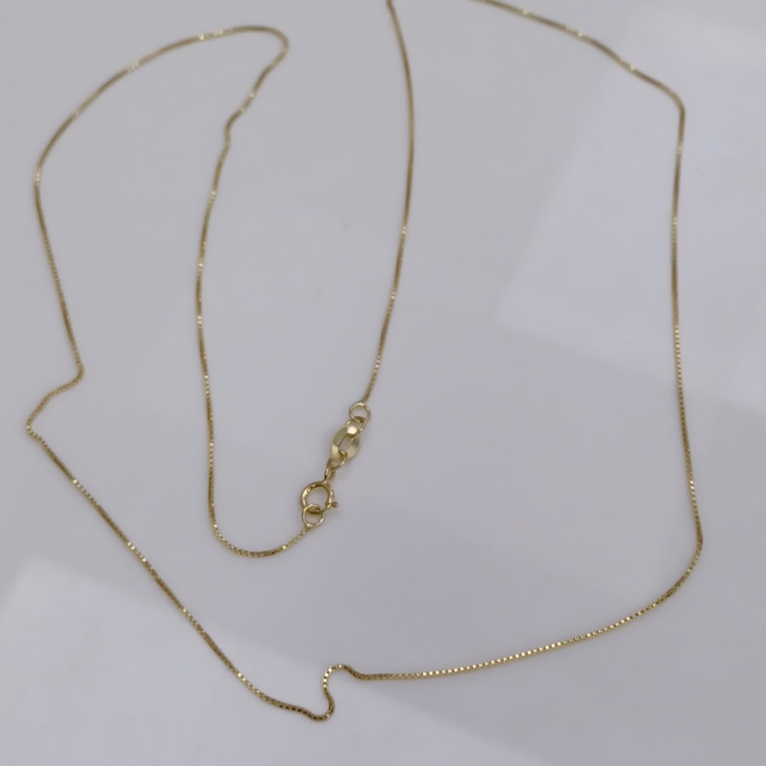 CADENA VENECIANO 14K 55 CM 1.8 GR (NUEVO)