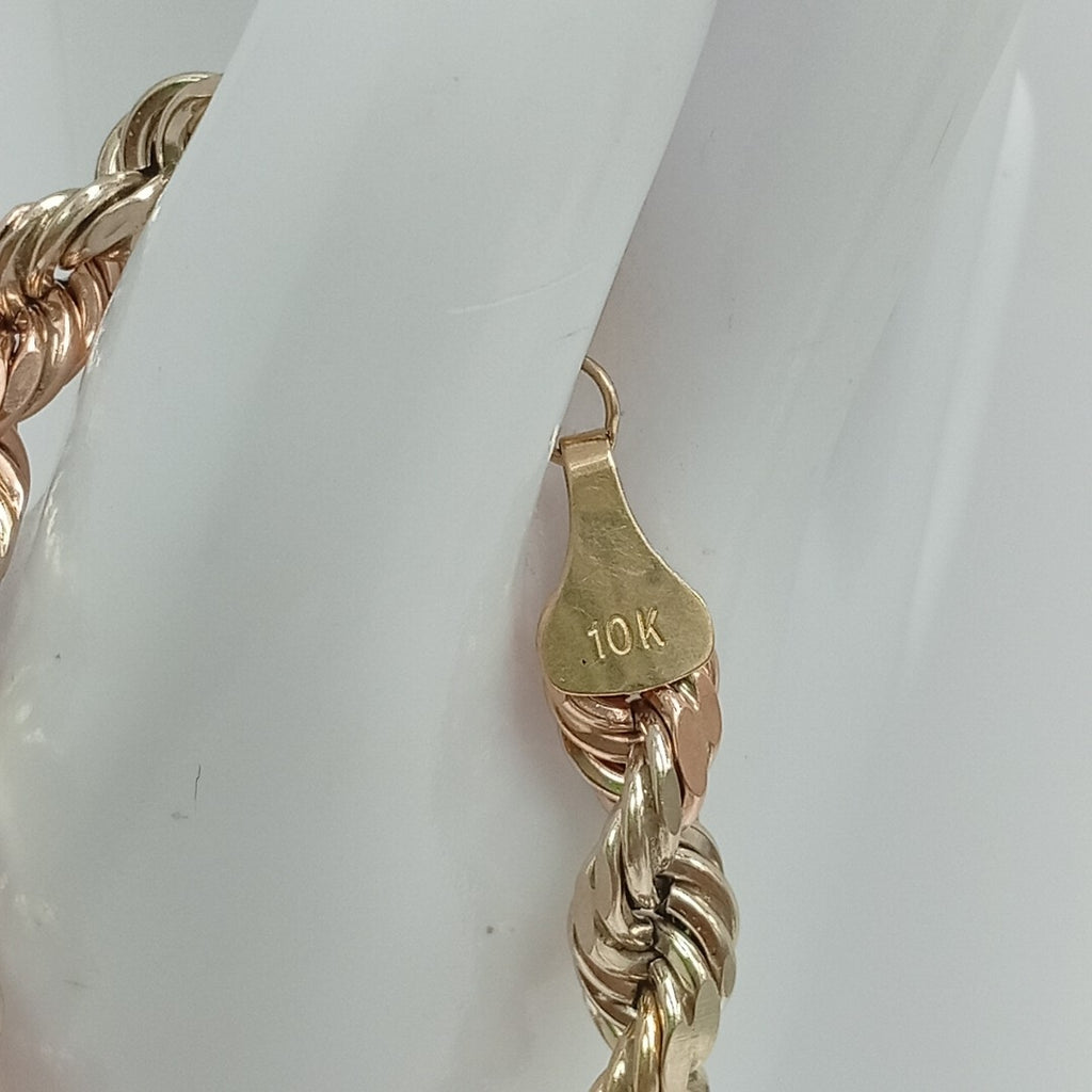 PULSERA ORO, ORO COMBINADO 10 K 18.3 GRMS (SEMINUEVO)