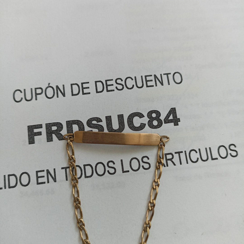 ESCLAVA ORO 10 K 2,70 GRMS (SEMINUEVO)