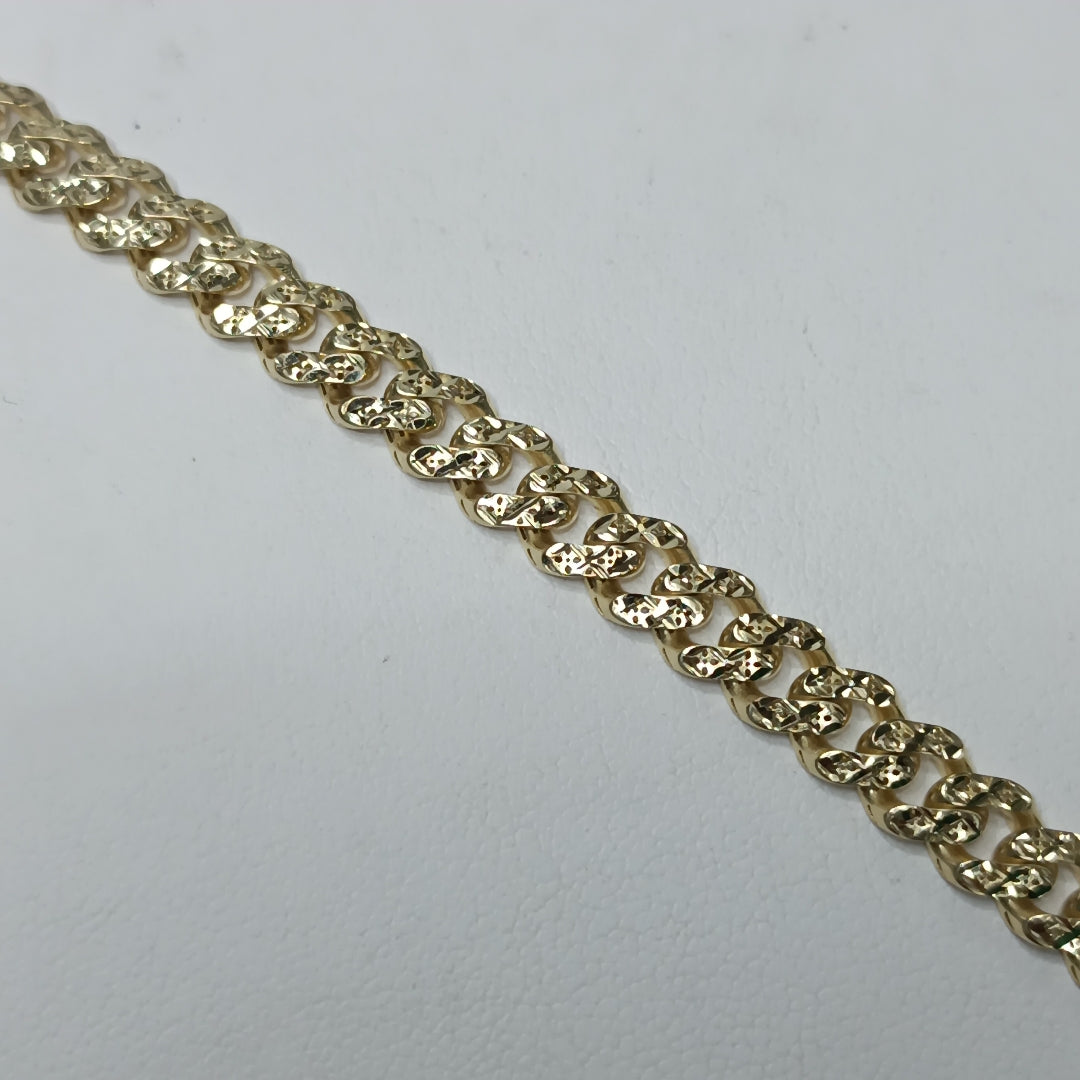 PULSERA MONACO ORO 10K 6.5 (NUEVO)