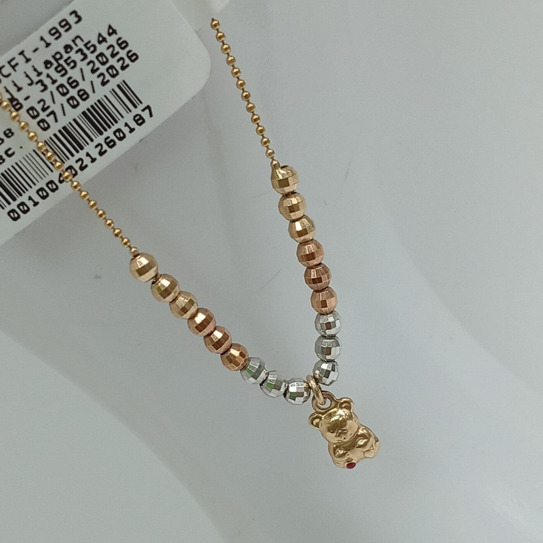 PULSERA ORO, ORO COMBINADO 10 K 2.3 GRMS (SEMINUEVO)