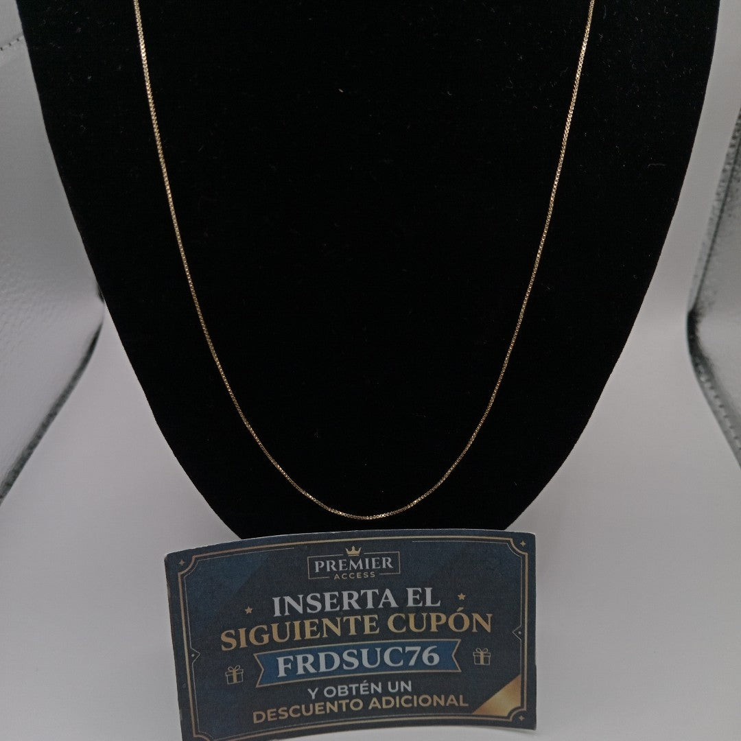 CADENA VENECIANO 14K 55 CM 1.7 GR (NUEVO)