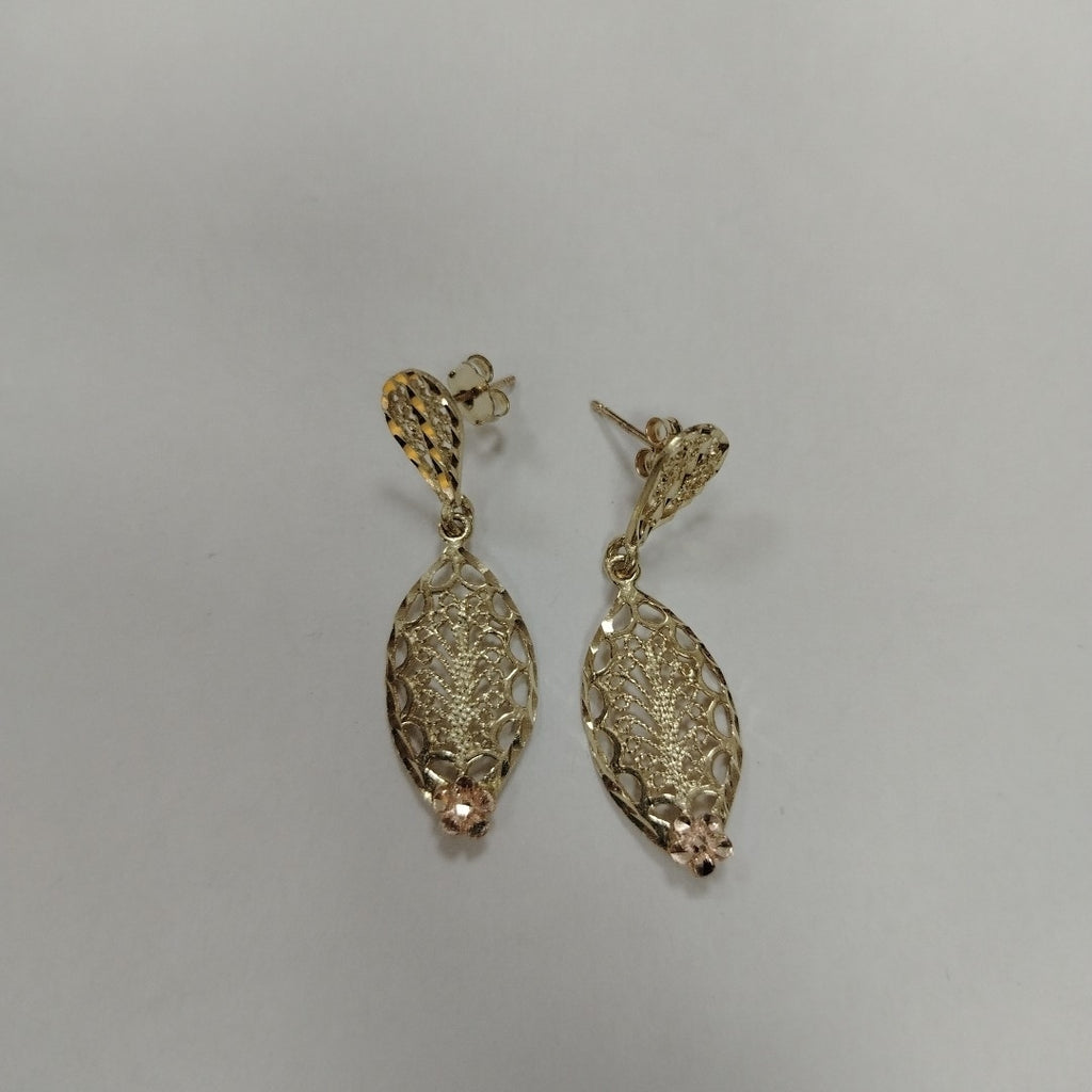 ARETES PAR ORO 14 K 3 GRMS (SEMINUEVO)