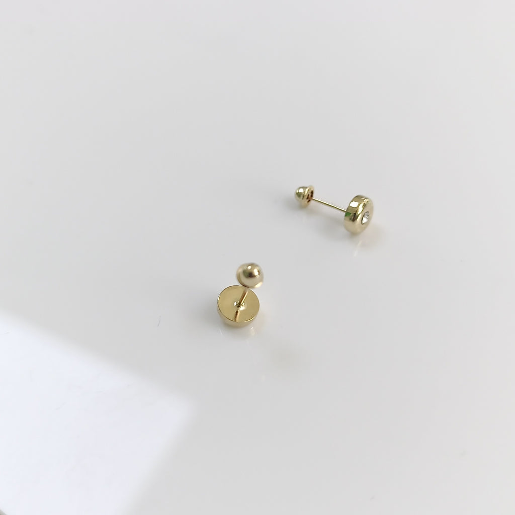 BROQUELES BROQUEL C CIRCONIA 14K 0.27 GR (NUEVO)
