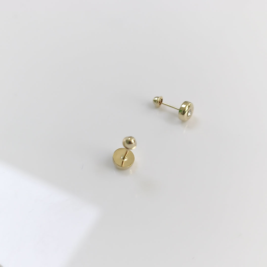 BROQUELES BROQUEL C CIRCONIA 14K 0.27 GR (NUEVO)