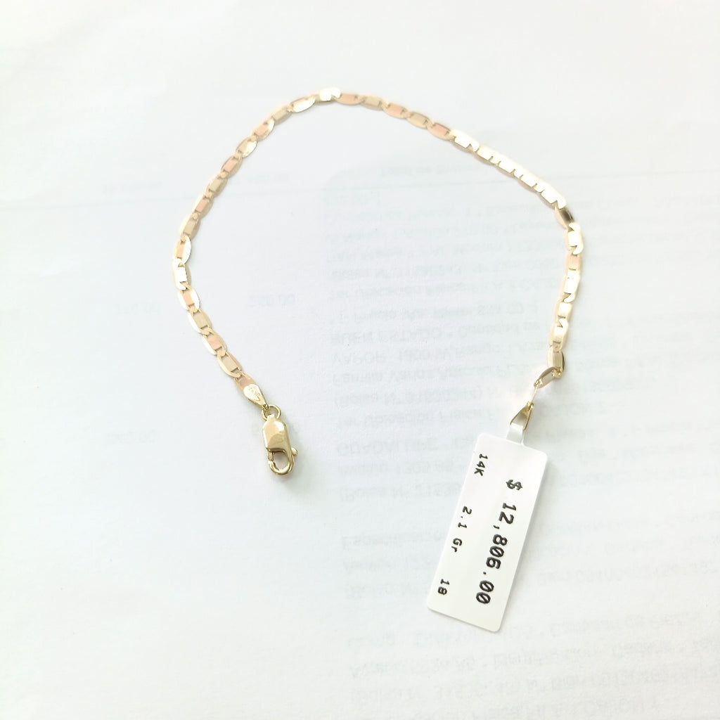 PULSERAS DAMA ORO 14K 2.1 (NUEVO)