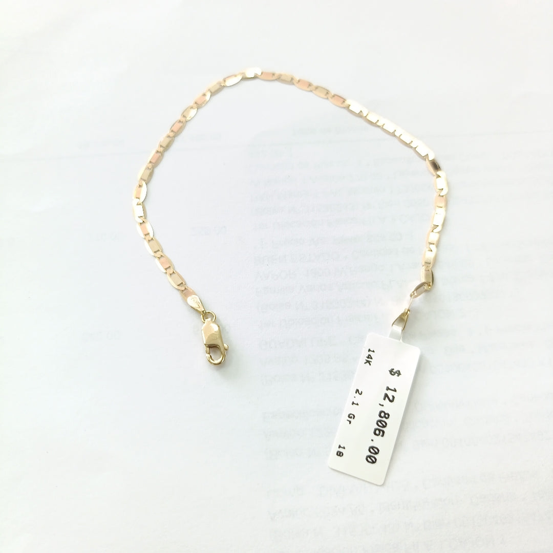 PULSERAS DAMA ORO 14K 2.1 (NUEVO)