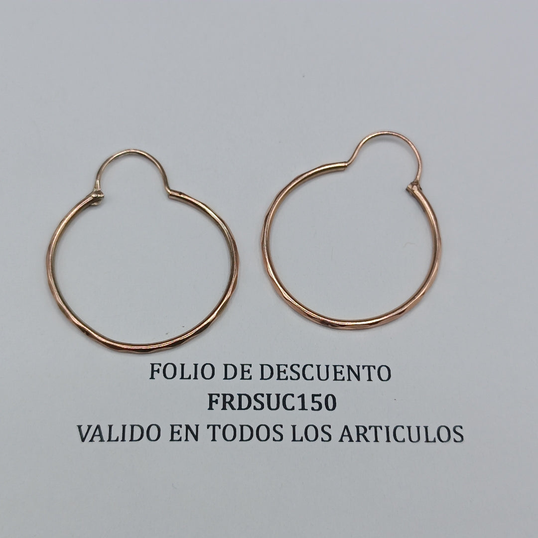 ARRACADAS PAR ORO 8 K 2 GRMS (SEMINUEVO)