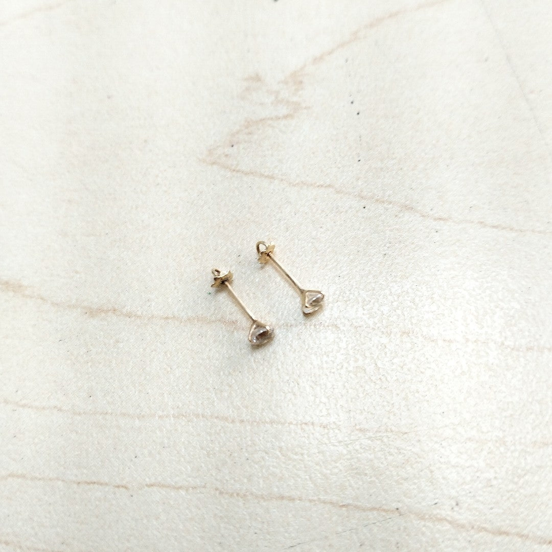 BROQUELES PAR ORO 14 K 0,20 GRMS (SEMINUEVO)