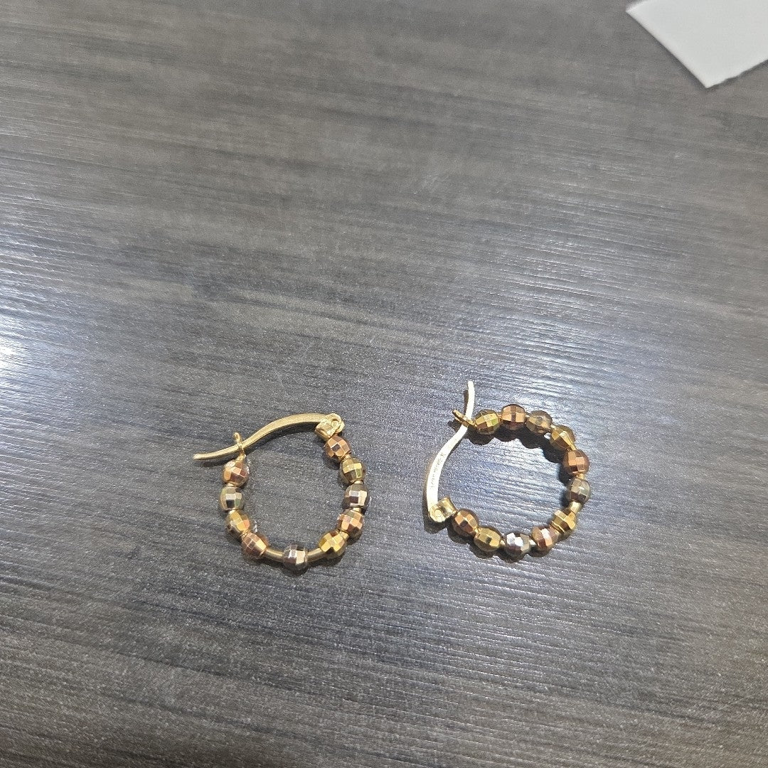 ARRACADAS PAR ORO 10 K 1.9 GRMS (SEMINUEVO)