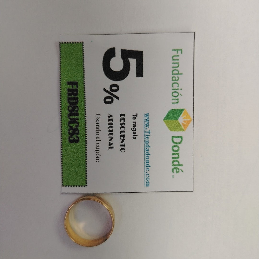 ARGOLLA ORO 14 K 1.9 GRMS (SEMINUEVO)