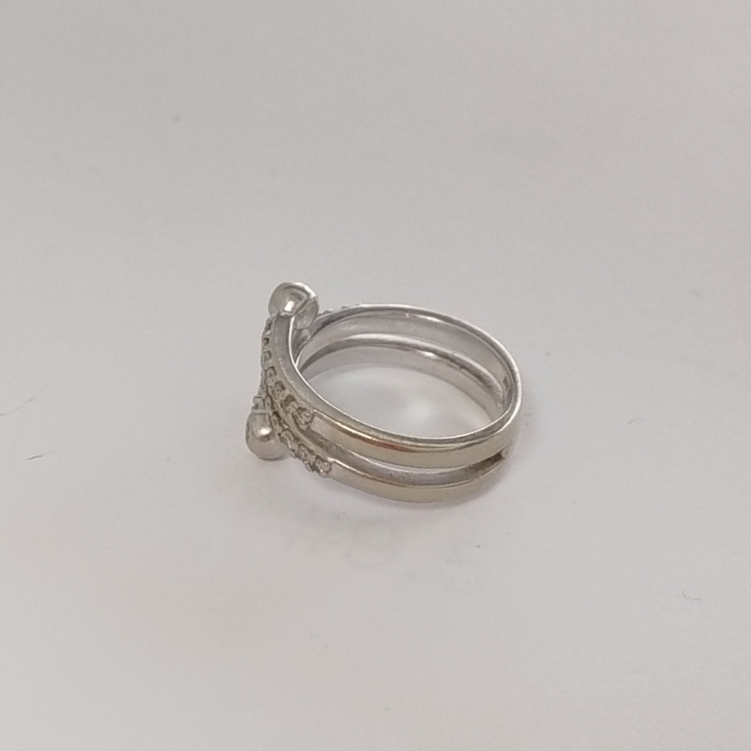ANILLITO ORO, ORO BLANCO 14 K 7.1 GRMS (SEMINUEVO)