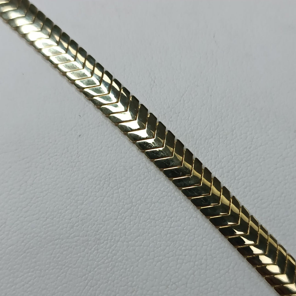 PULSERA CABALLERO MONACO ORO 10K 6.7 (NUEVO)