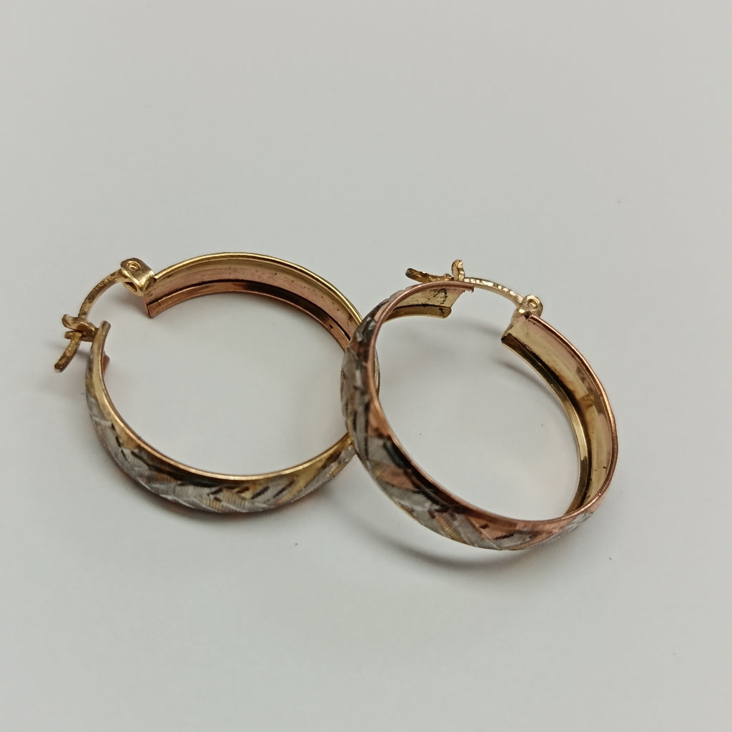 ARRACADAS PAR ORO 14 K 3,30 GRMS (SEMINUEVO)