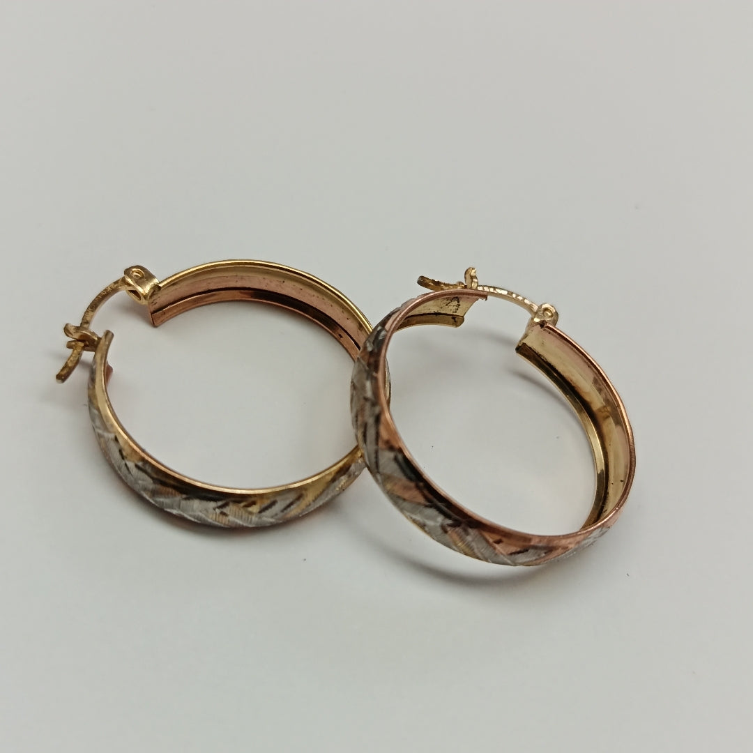 ARRACADAS PAR ORO 14 K 3,30 GRMS (SEMINUEVO)