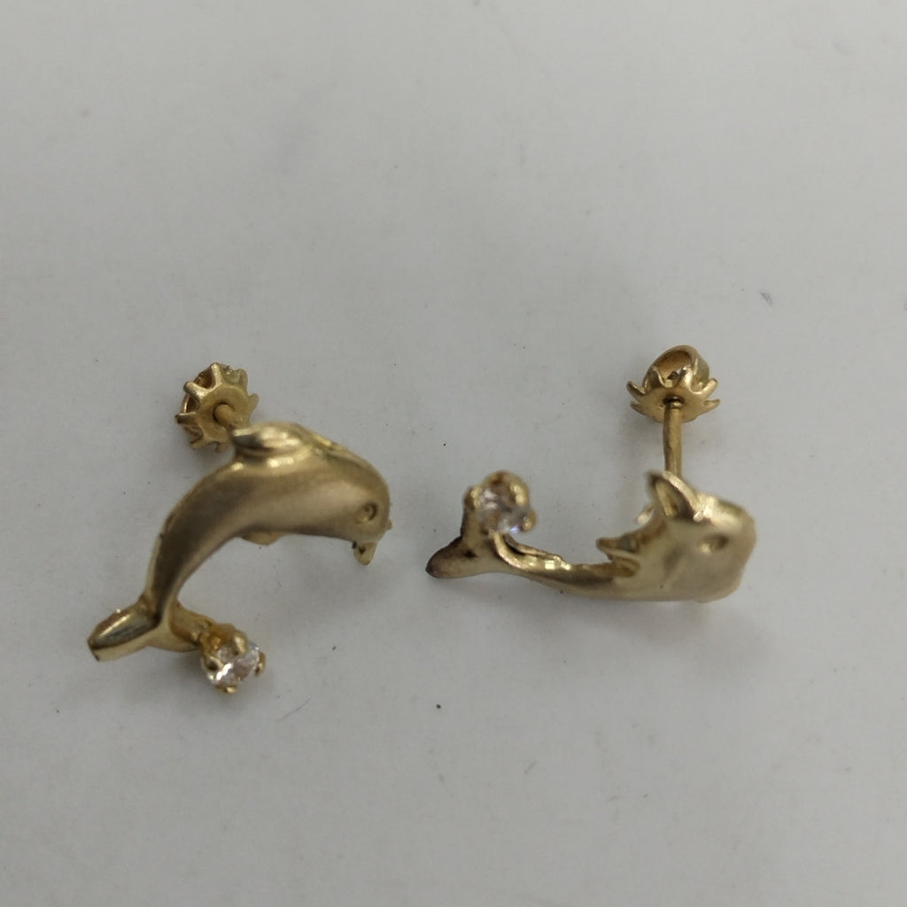 BROQUELES PAR ORO 14 K 0.5 GRMS (SEMINUEVO)