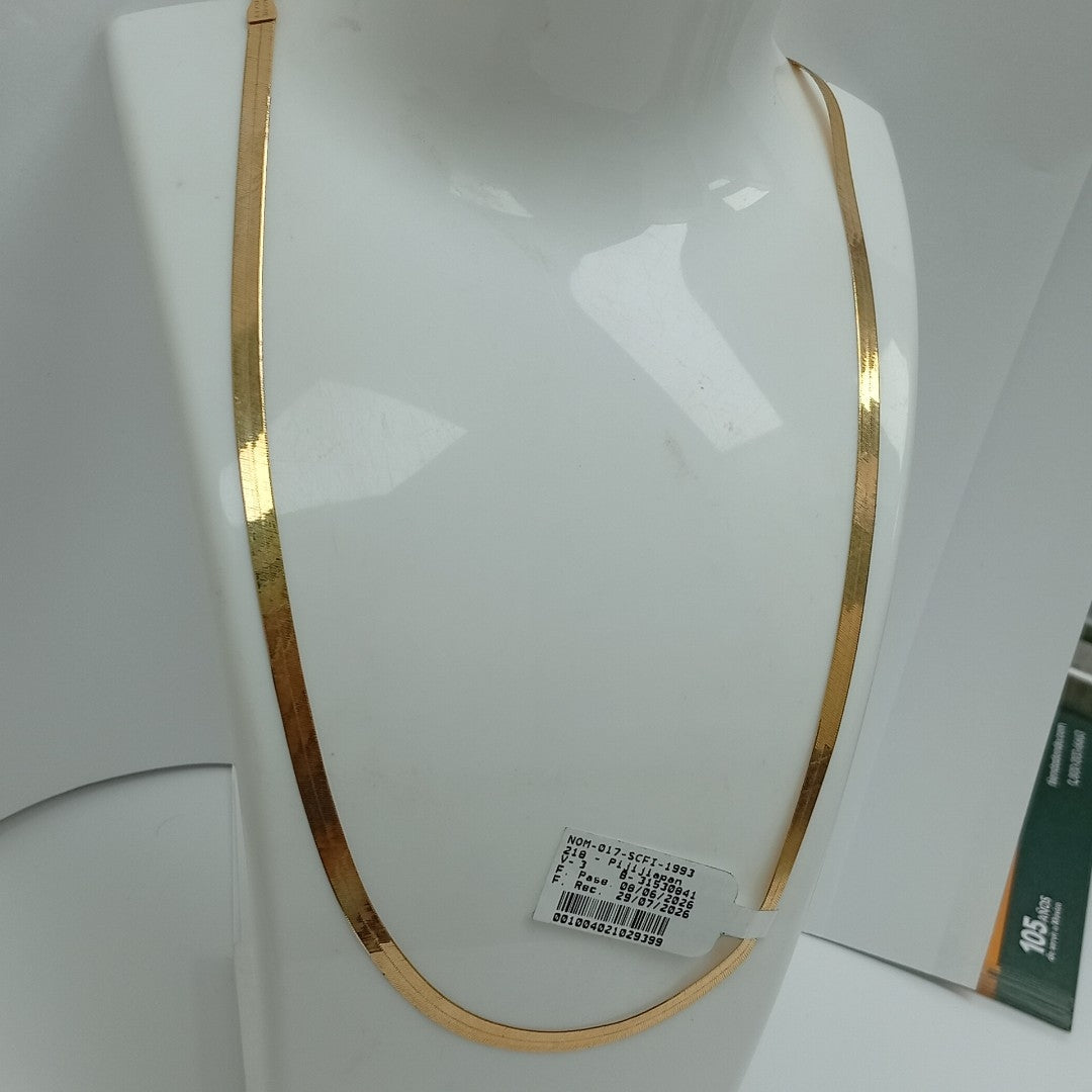 GARGANTILLA ORO 14 K 6.2 GRMS (SEMINUEVO)