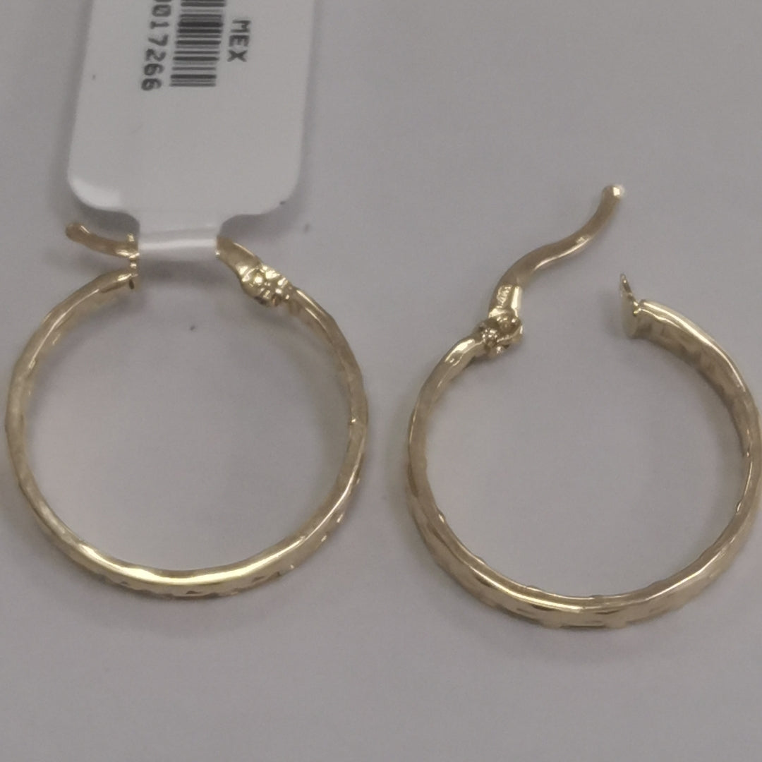 ARETES ARRACADA CON GRECAS 14K 2.2 GR (NUEVO)