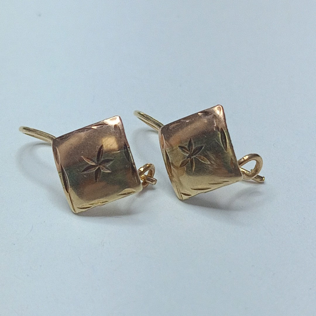 ARETES PAR ORO 10 K 0.8 GRMS (SEMINUEVO)