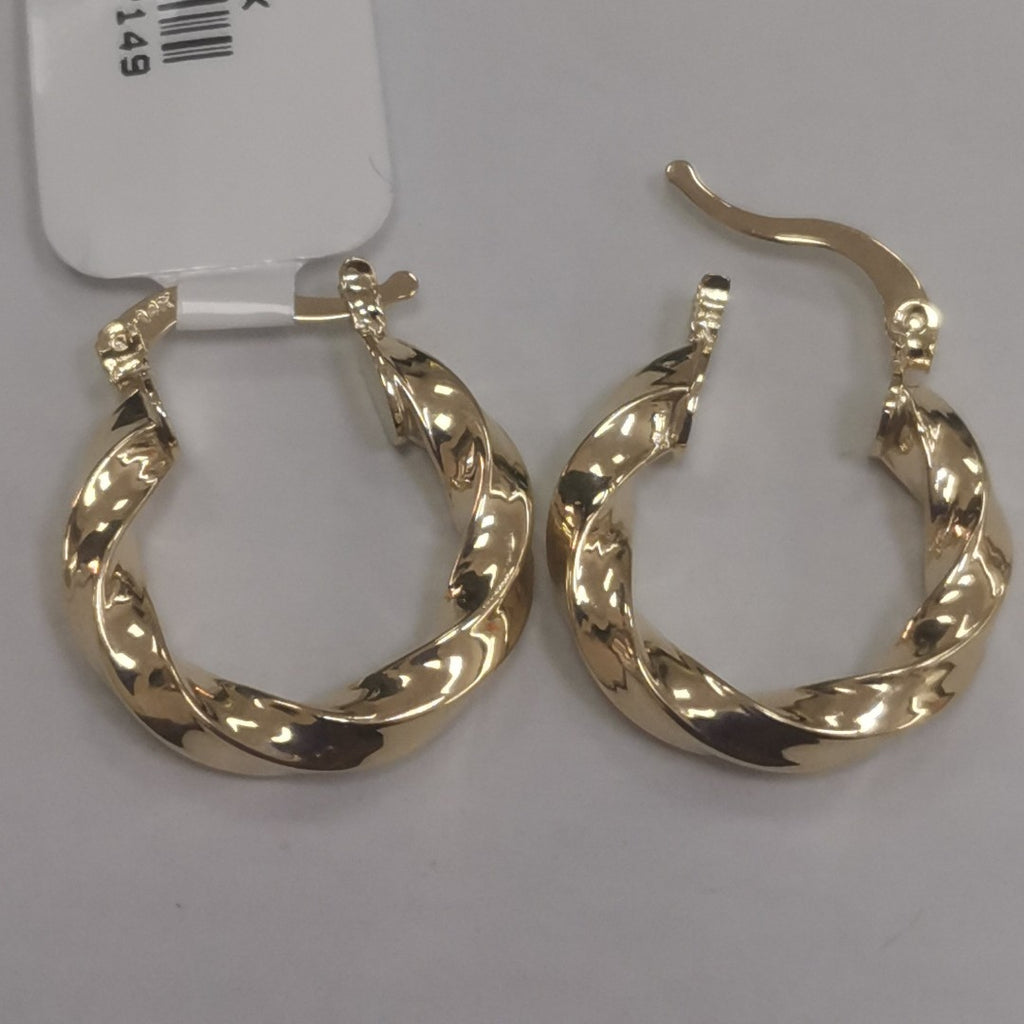 ARETES ARRACADA TORZAL 14K 1.9 GR (NUEVO)