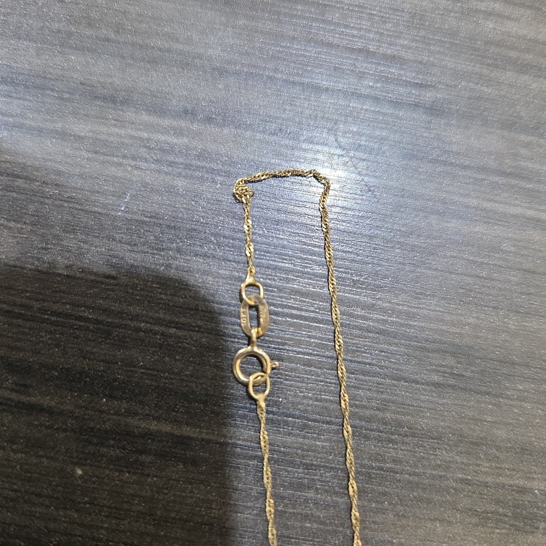CADENA ORO 10 K 0.6 GRMS (SEMINUEVO)