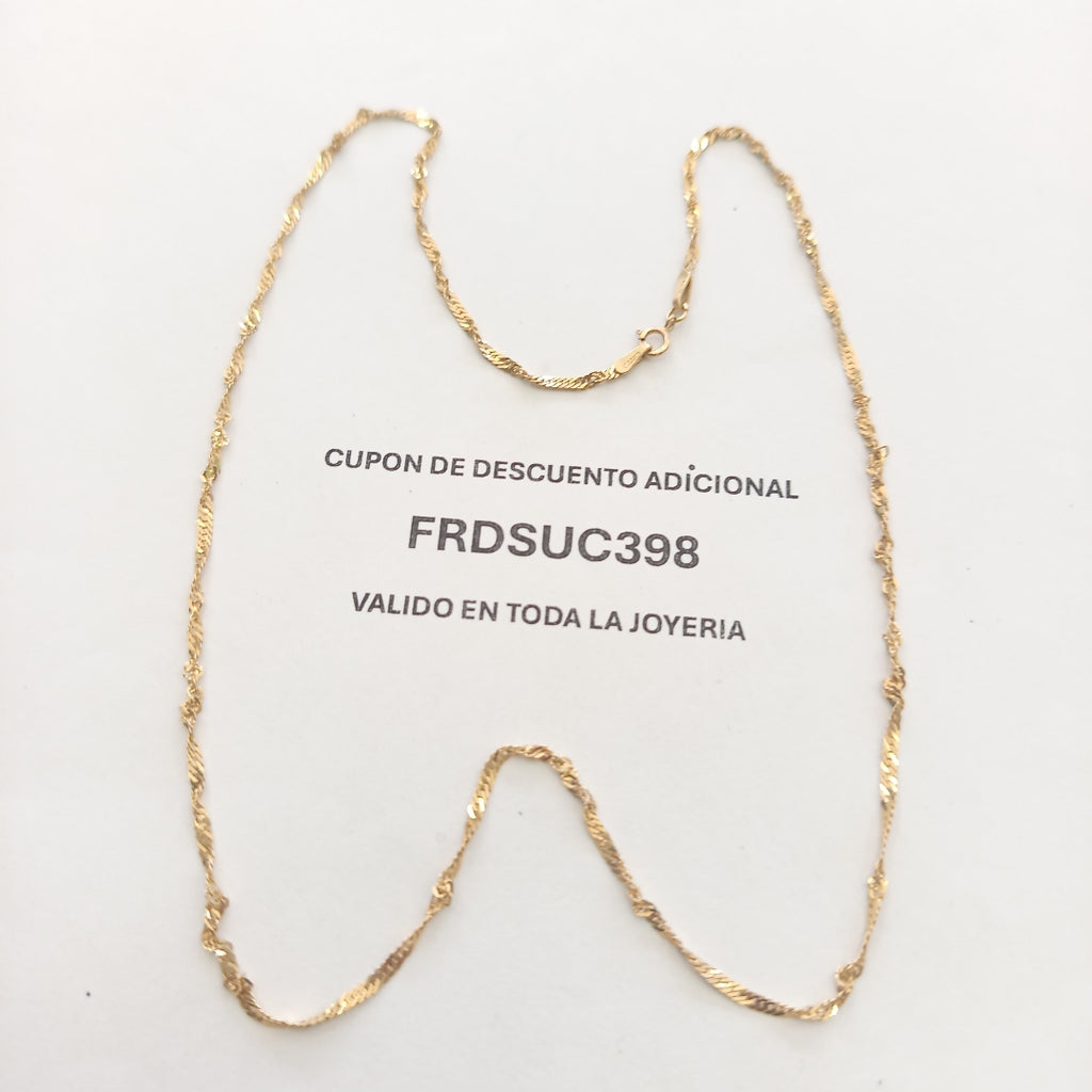 CADENA ORO 10 K 2.4 GRMS (SEMINUEVO)