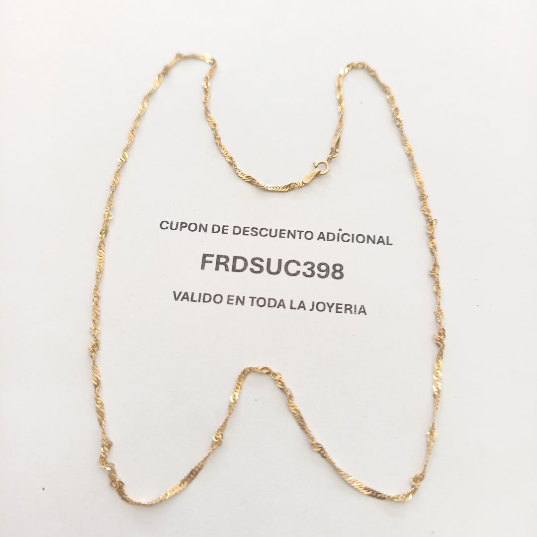CADENA ORO 10 K 2.4 GRMS (SEMINUEVO)