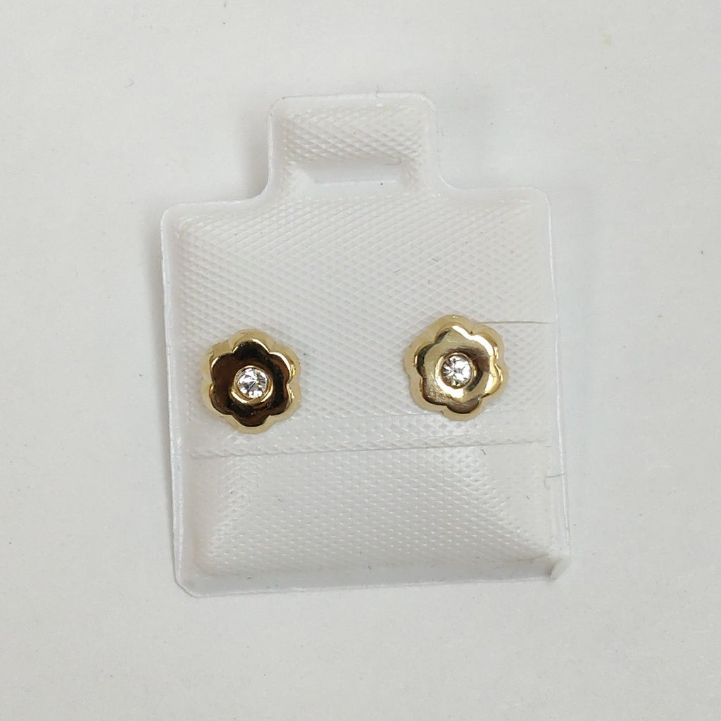 BROQUELES BROQUEL FIG FLOR C CIRCONIA 14K 0.2581 GR (NUEVO)