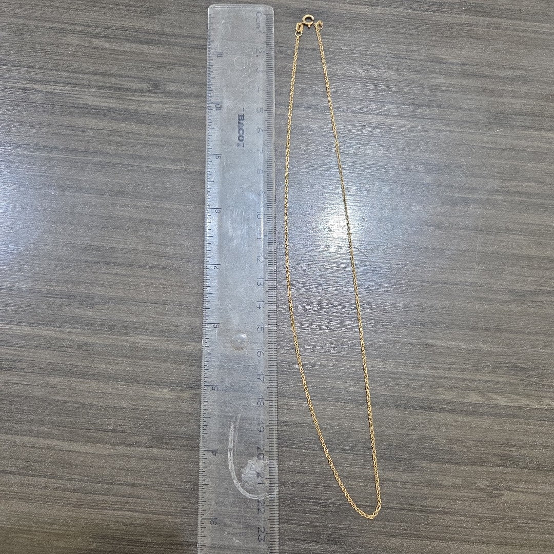 CADENA ORO 14 K 1.8 GRMS (SEMINUEVO)