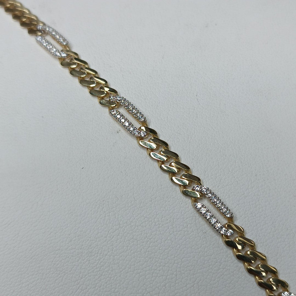 PULSERA MONACO ORO 10K 6.3 (NUEVO)