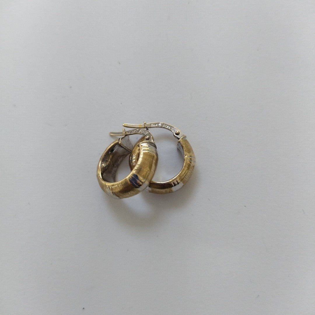 ARRACADAS PAR ORO 14 K 1.7 GRMS (SEMINUEVO)