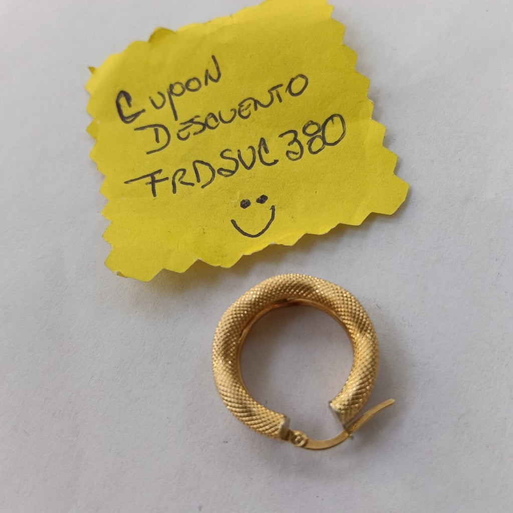 ARRACADAS PAR ORO 14 K 3,90 GRMS (SEMINUEVO)
