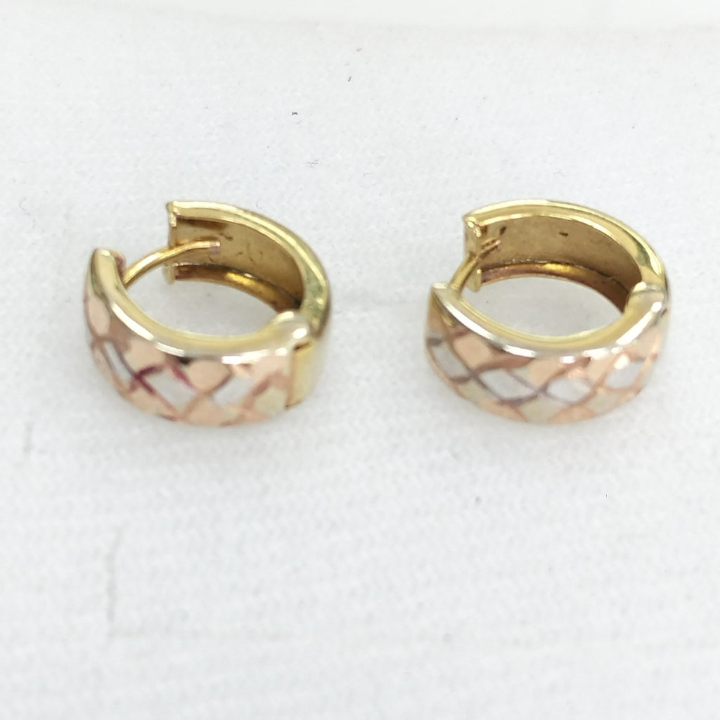 ARRACADAS PAR ORO 14 K 1,50 GRMS (SEMINUEVO)