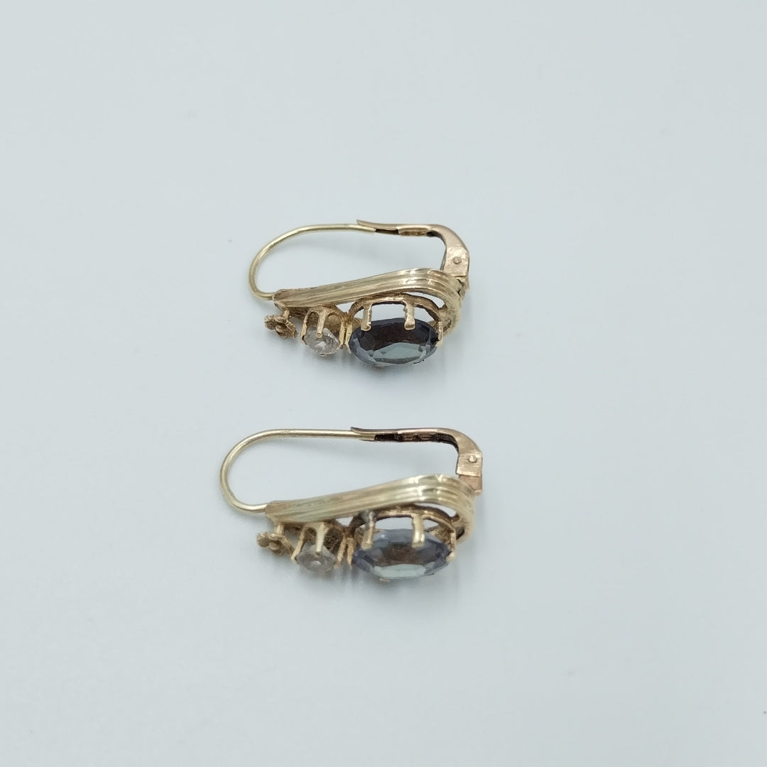 ARETES PAR ORO 10 K 3,00 GRMS (SEMINUEVO)