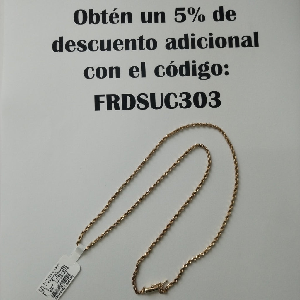 CADENA ORO 14 K 9.1 GRMS (SEMINUEVO)
