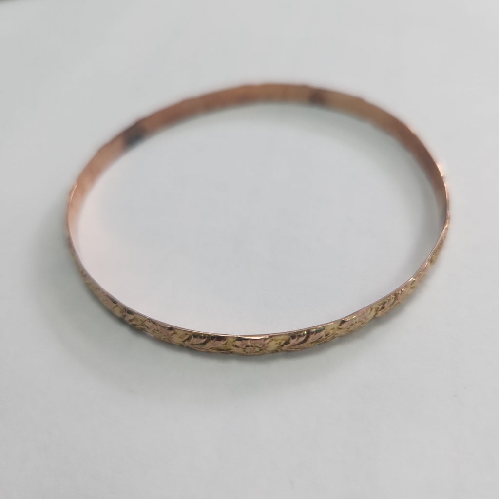 PULSERA RIGIDA ORO 10 K 8.7 GRMS (SEMINUEVO)