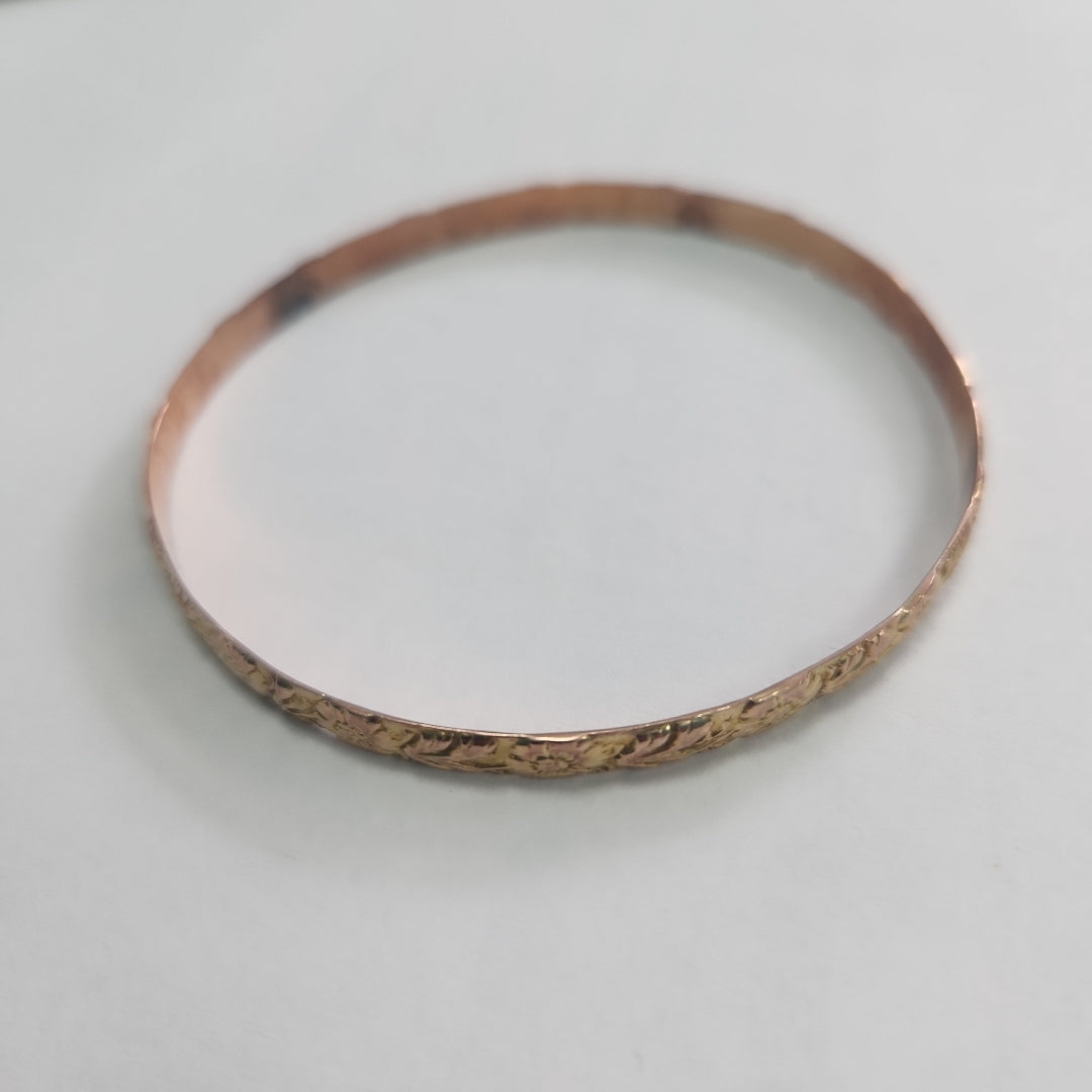 PULSERA RIGIDA ORO 10 K 8.7 GRMS (SEMINUEVO)