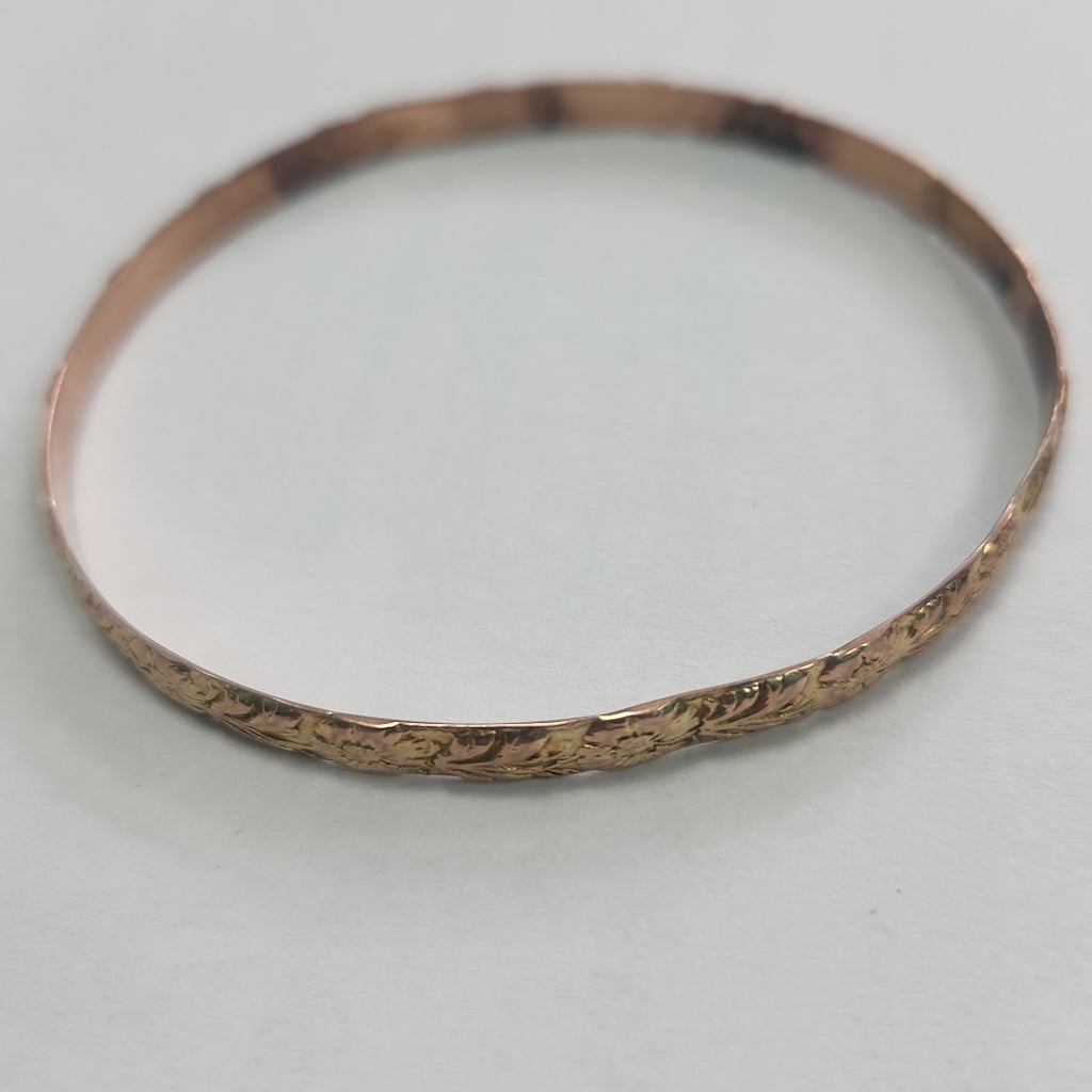 PULSERA RIGIDA ORO 10 K 8.6 GRMS (SEMINUEVO)