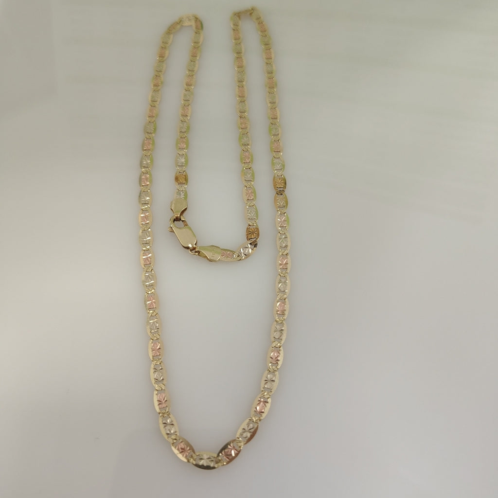 CADENA ORO, ORO COMBINADO 14 K 9.2 GRMS (SEMINUEVO)