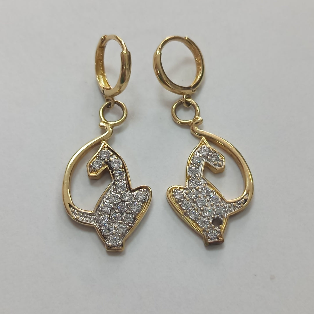ARRACADAS PAR ORO 14 K 5,00 GRMS (SEMINUEVO)