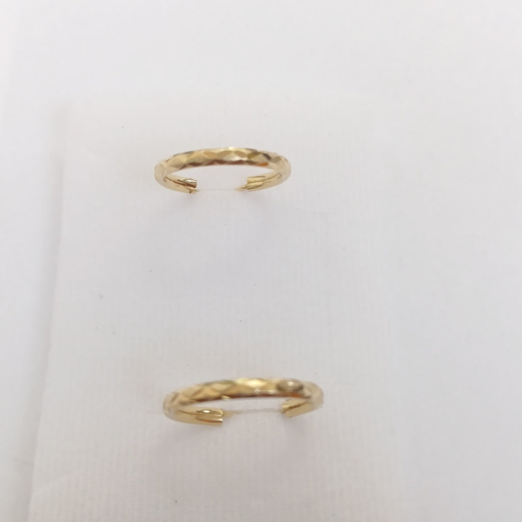 ARRACADAS PAR ORO 14 K 2 GRMS (SEMINUEVO)