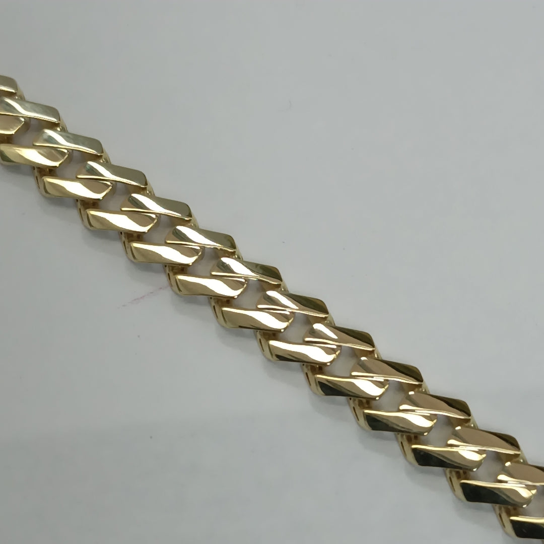 PULSERA MONACO ORO 10K 7.3 (NUEVO)