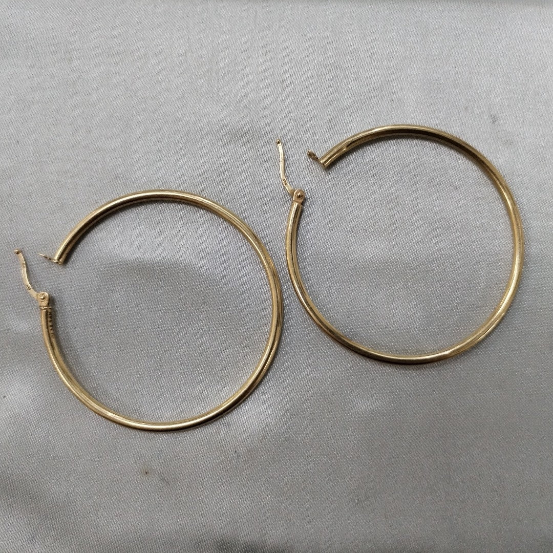 ARRACADAS PAR ORO 14 K 2,20 GRMS (SEMINUEVO)
