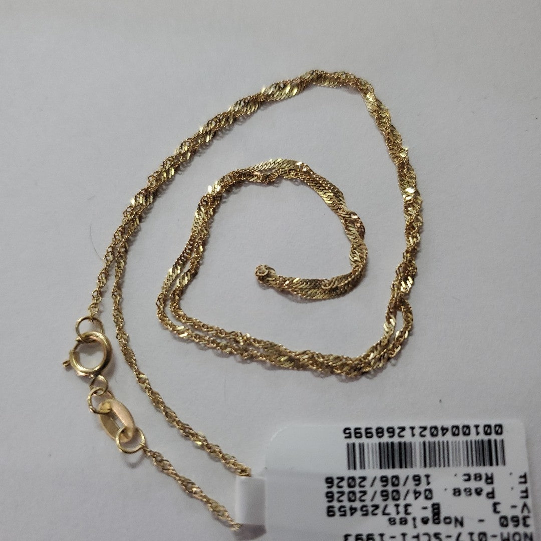 CADENA ORO 10 K 1.1 GRMS (SEMINUEVO)